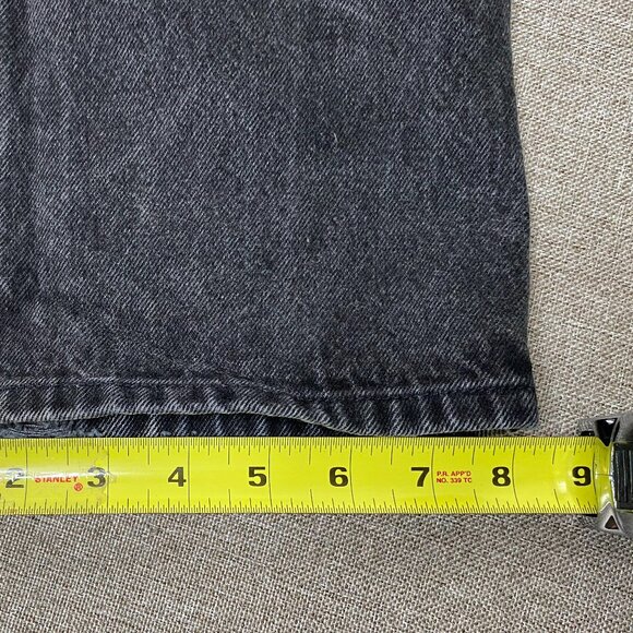 Vintage Express Bleus Bootcut Denim Jeans Women's 9/10 High Rise Black USA VTG - Picture 11 of 15